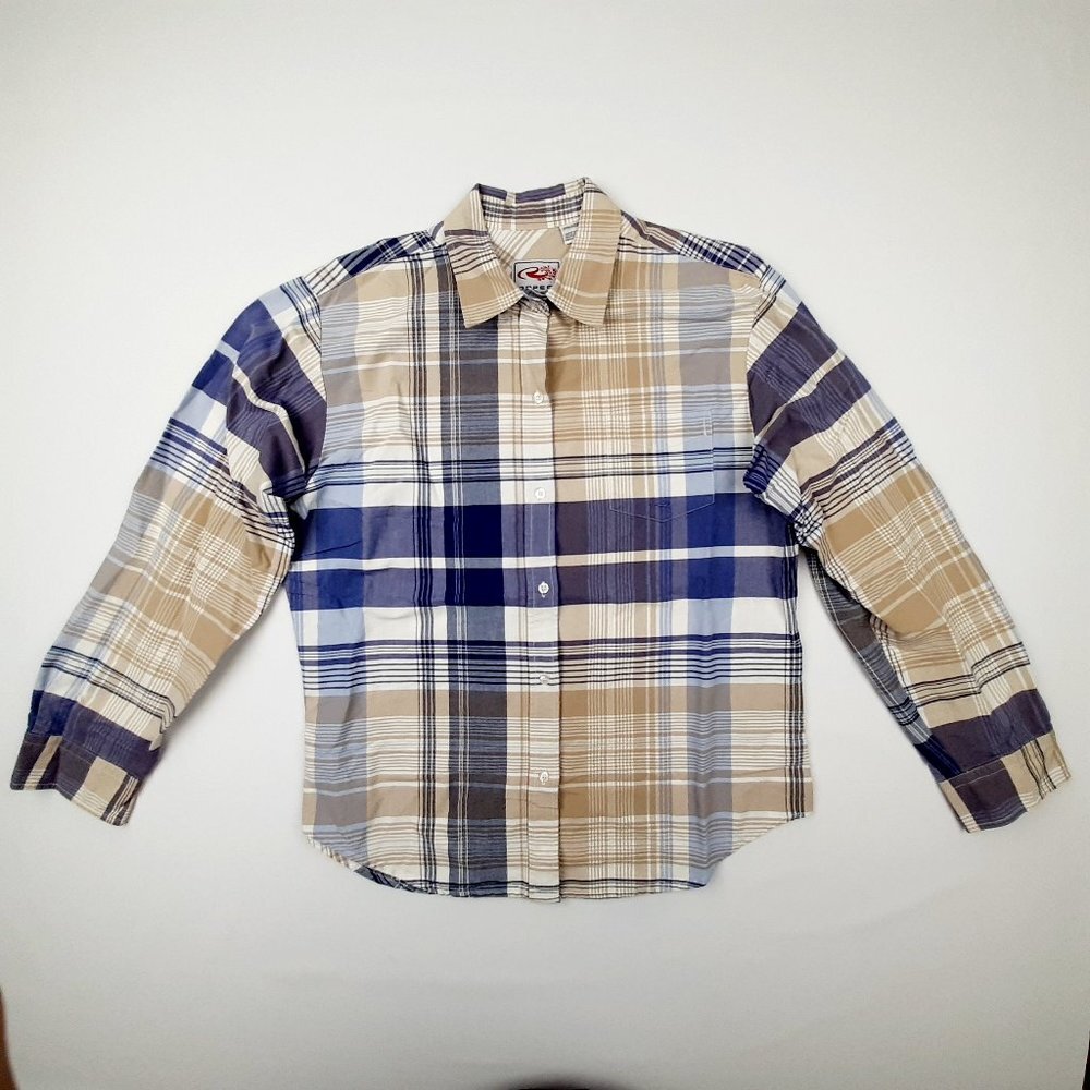 Roper Women's Long Sleeve Button Down Shirt Size L